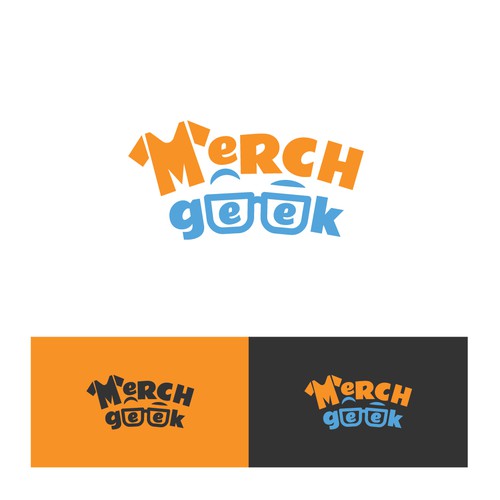 Merch Geek needs a new logo! Design by sam_kalye