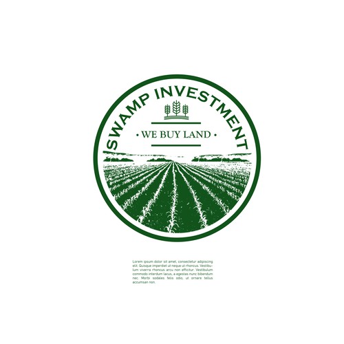 We need a logo for Swamp Investments - We buy Farms, Timberland and Vacant Land Design by FLO std.