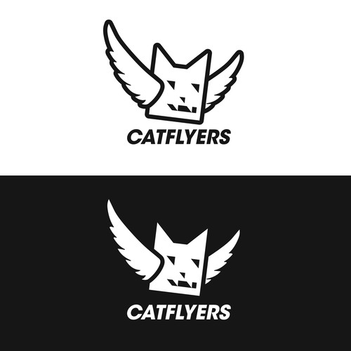 Design di Blend images to create flying cat sneaker logo: CATFLYERS di Mazsan