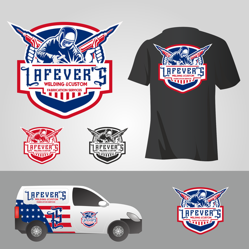 Create new logo for Lafever’s Welding and Custom Fabrication Design by Trovic Designer