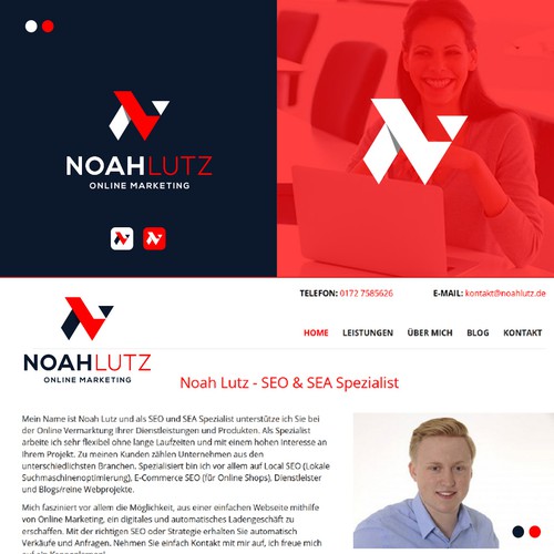 Logo & brand identity pack contest entry by superart02