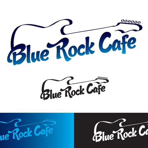 logo for Blue Rock Cafe Réalisé par SweetBerry