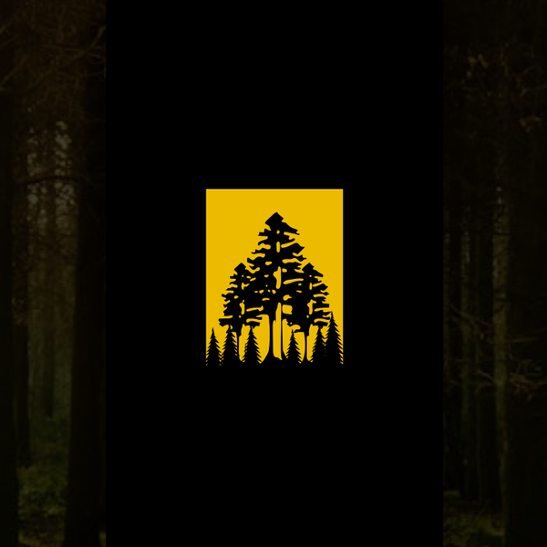 logo concept forest wood 