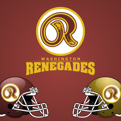 Community Contest: Rebrand the Washington Redskins  Design by djayakarya