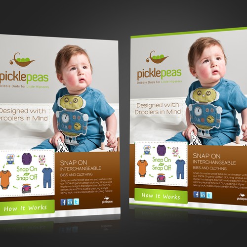 Design di Pickle Peas Needs a Design for In-Store Easel Display! di mikkool