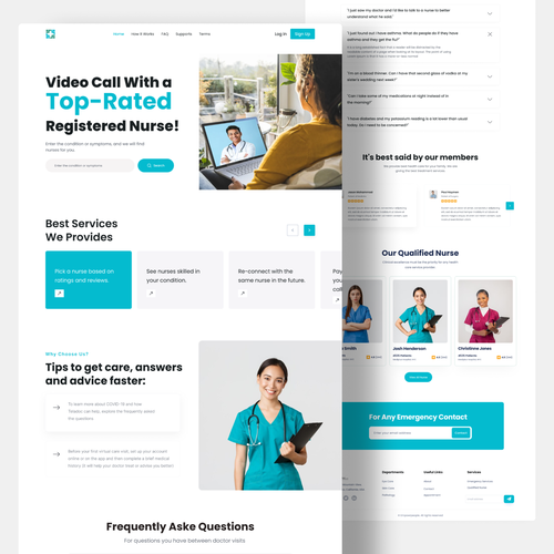 Landing page design contest entry by Hosen Ui/Ux