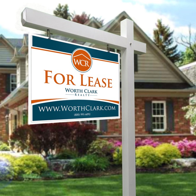 Create a professional, yet stylish, real estate yard sign | Stationery ...