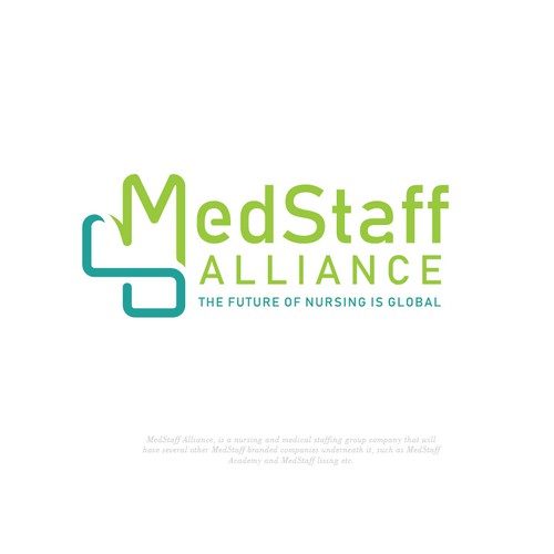 MedStaff Alliance - Logo Design by Antsign