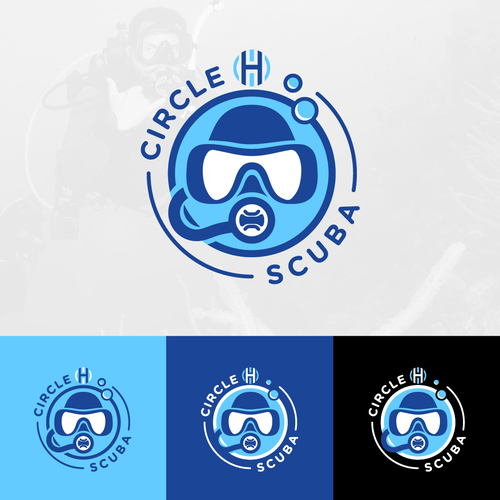 Designs Scuba Diving Instructor YouTube Channel and site Logo