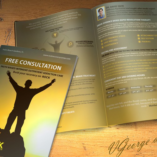 Addiction Treatment Brochure -- Guaranteed Contest Design by George Virgolici