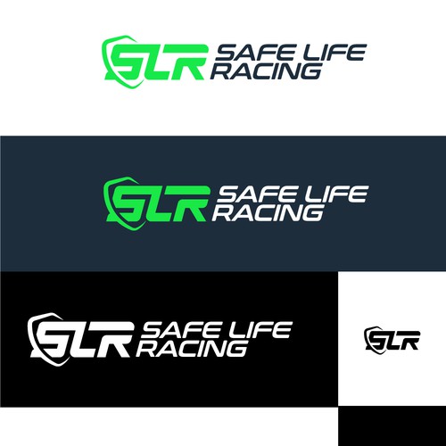 Logo Redesign for Safe Life Racing!  A manufacturer of auto racing safety equipment. Design by DOCE Creative Studio