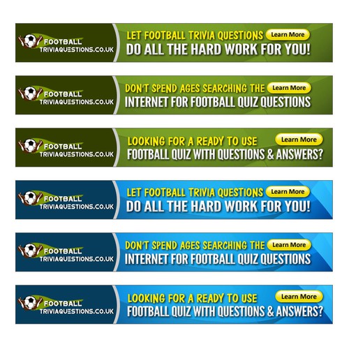 Help Football Trivia Questions With A New Banner Ad Banner Ad Contest 99designs