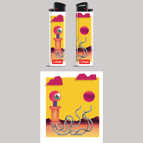 Create illustrations for a limited collection of Cricket Lighters (Multiple Winners) Design by Tillustrator