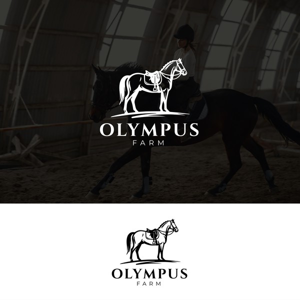 Olmpus farm logo concept