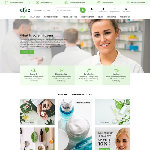 Web page design contest entry by designnik