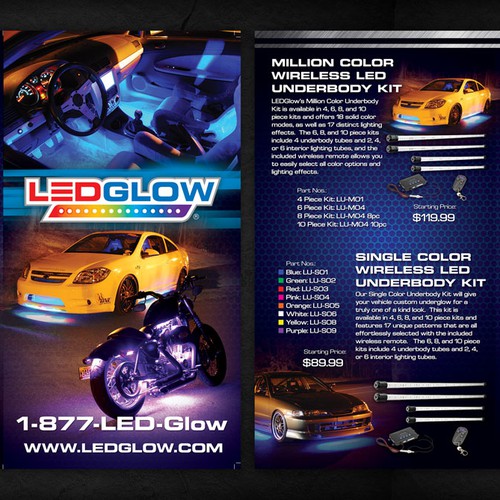 Design ledglow's new trifold!, Brochure contest