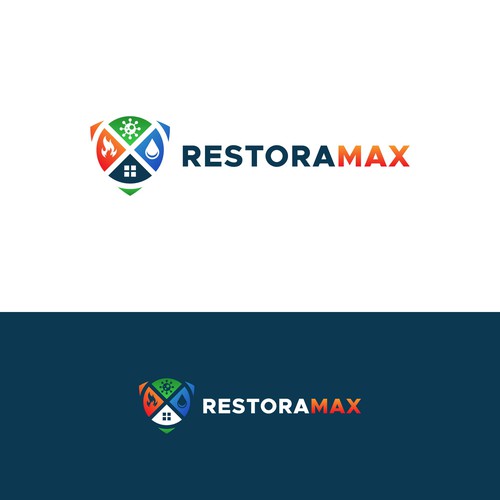 Restoration Company Branding. Design by ekhodgm