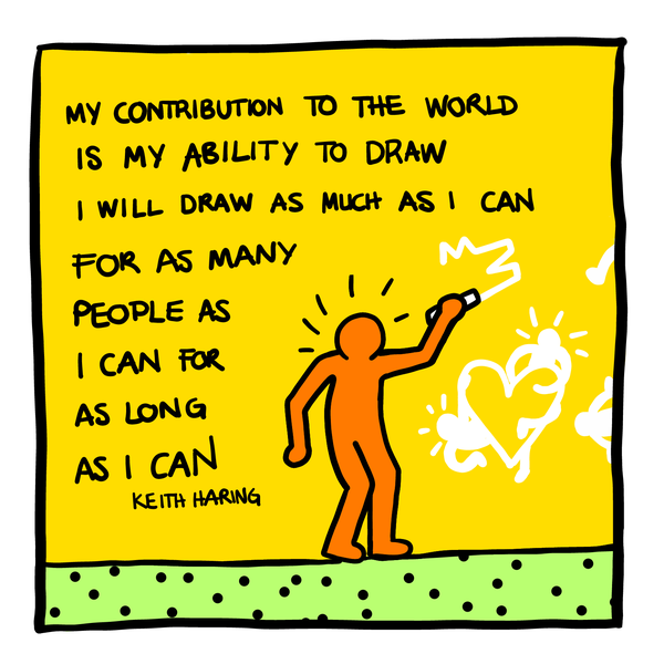 Tribute to Keith Haring