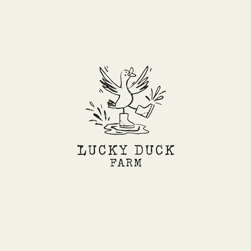 Fun and unique logo with a vintage feel for our farm based business Design by Teri-design