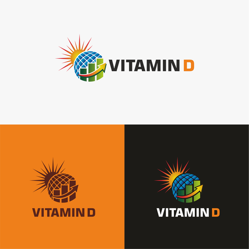 Vitamin D Solar Marketing Company Logo Design by LARASDsign