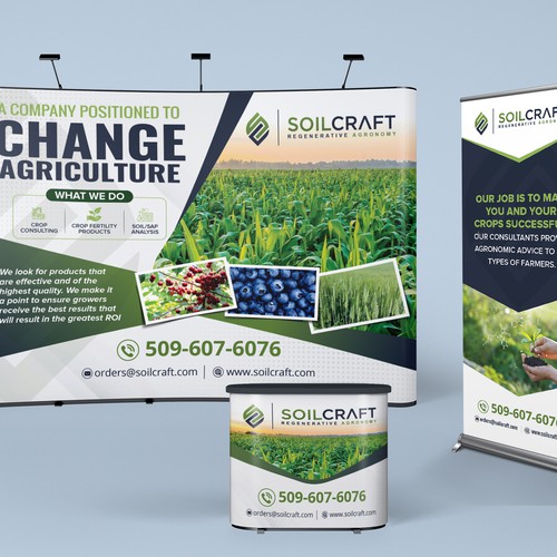 Designs | Soilcraft Trade Show Booth | Signage contest