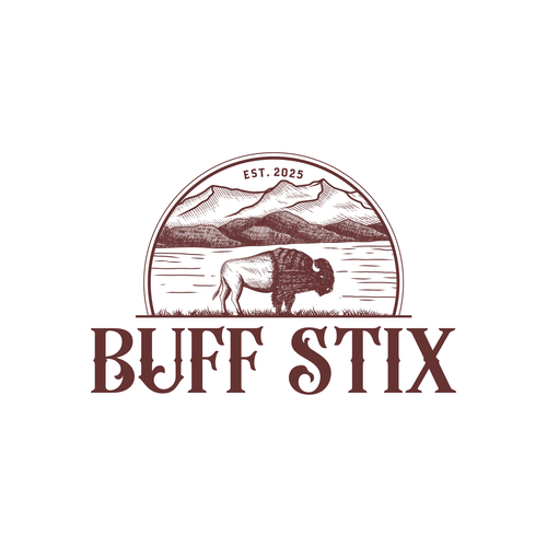 Buff Stix...Lean, Delicious, Buffalo Strong. Design by samsoel