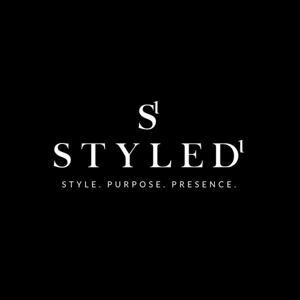 Create a Luxury Editorial Wordmark for "styled1"-Personal Styling