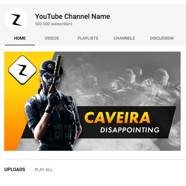 Design youtube channel