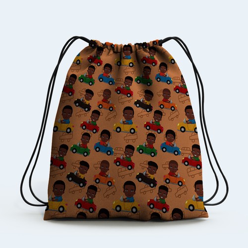 Drawstring Bag Designs for Boys Design by thegarapan