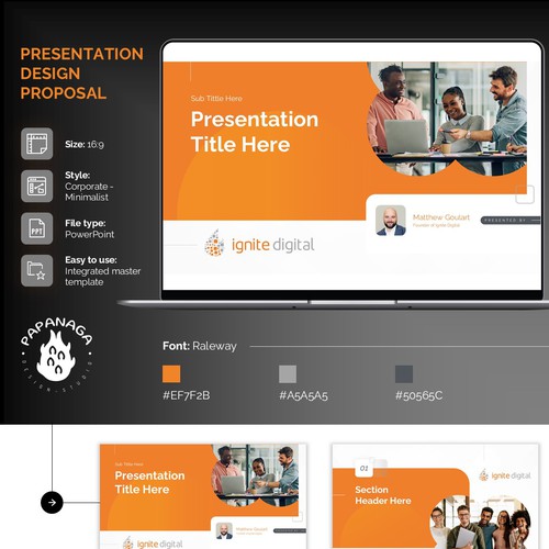 Branded Powerpoint/Slides Presentation Design by papanaga