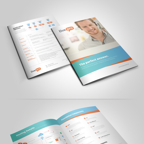 Exciting Hosting Brochure Design by Adwindesign