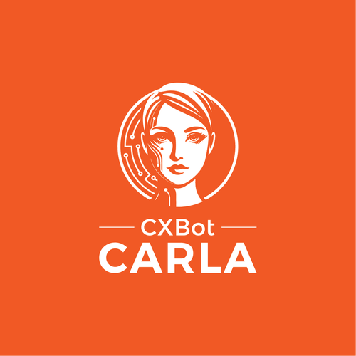 Logo design for our AI based Voicebot "Carla" Design by Durara