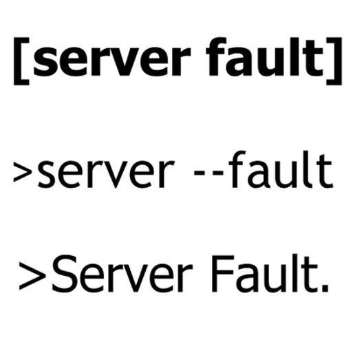 logo for serverfault.com Ontwerp door assaf