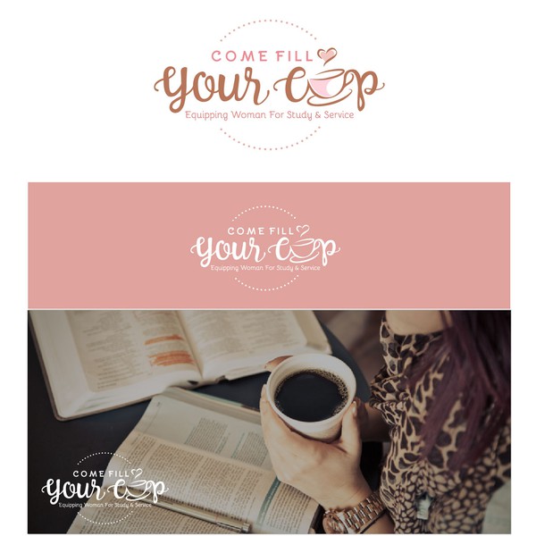 Design by Rinzu titled "Logo for Come Fill Your Cup"