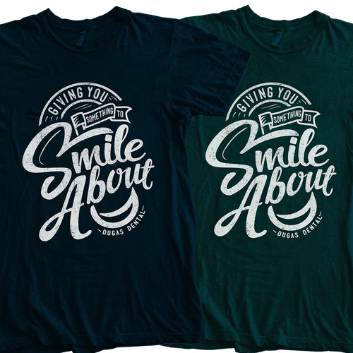 T shirt design for a fun, modern dental office Design by REDHorse