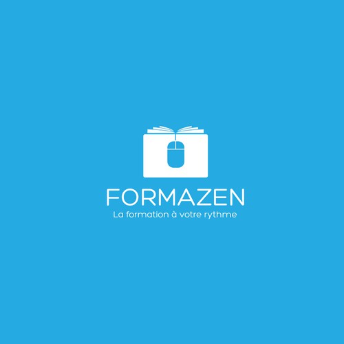 Design di E-learning, online school logo di onefen