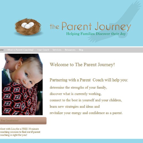 The Parent Journey needs a new logo Diseño de Yagura