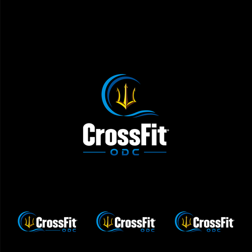 Logo pour une salle de CrossFit (France), thématique : trident, mer, odyssée, poseidon … Design by RahmaniaSafitri