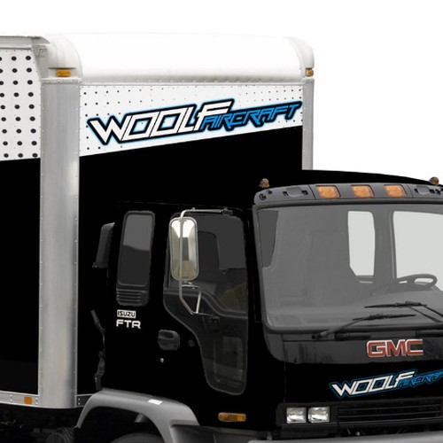 Design our box truck wrap! Design by Carlos Larrota