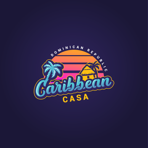 Airbnb logo, Caribbean location! Design by >>Jelena<<