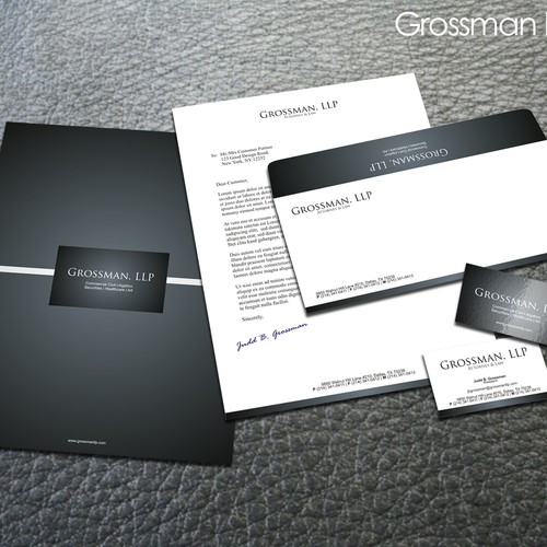 Design di Help Grossman LLP with a new stationery di sadzip