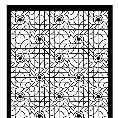 Pattern design for an interior-design element for a hotel in Bali Design by QPR