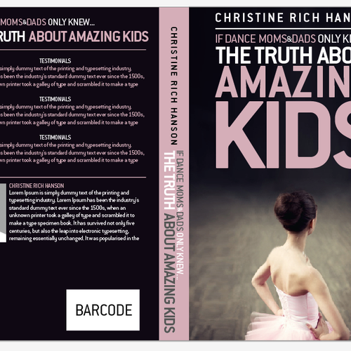 book cover for "The Truth About Amazing Kids     If Moms & Dads Only Knew..." Design by dejan.koki
