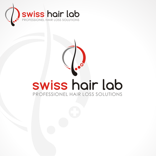 logo for swiss hair lab Design by tasa