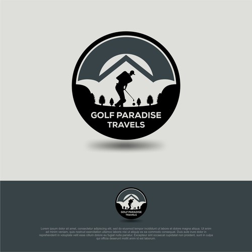 We need a logo that encourage trust and willingness to play GOLF in PARADISE Design by lrasyid88