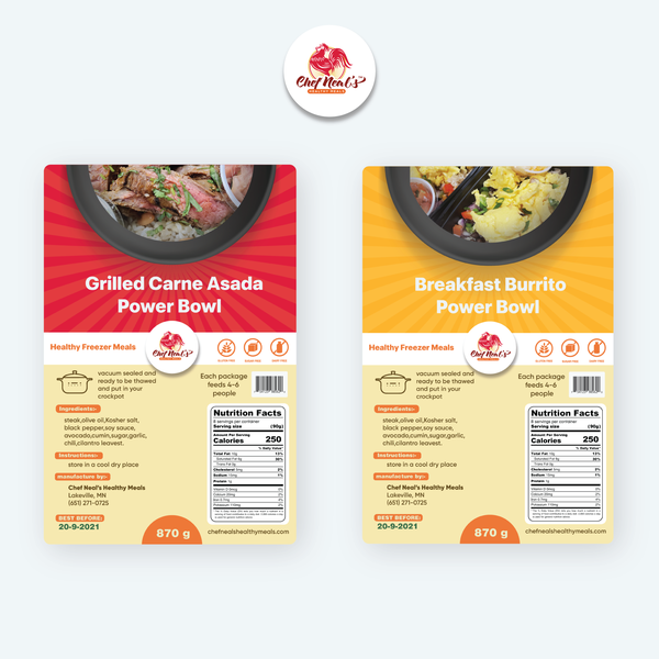 Labels for Healthy Crockpot Freezer Meals