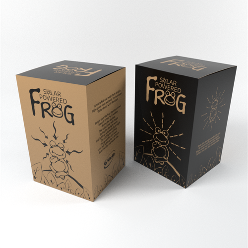 Create a creative box design for Solar Frog Design by degowang