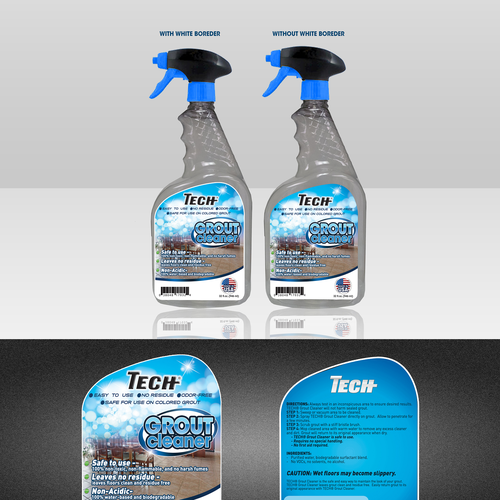 Best and Safest cleaner for Grout needs a look to match Design by ganess