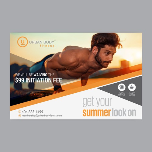Urban body fitness goliath ad may 2017 edition, Postcard, flyer or print  contest