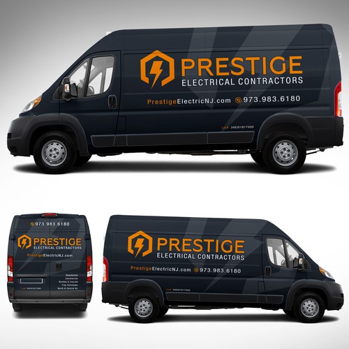 Car wrap needed for Prestige Electrical Contractors Design réalisé par J.Chaushev